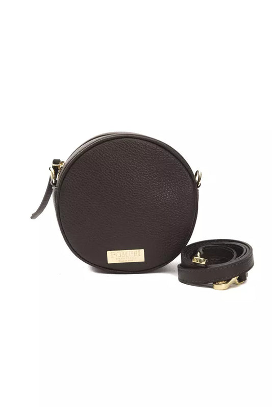 Pompei Donatella Brown Leather Women Crossbody Bag - YSONA