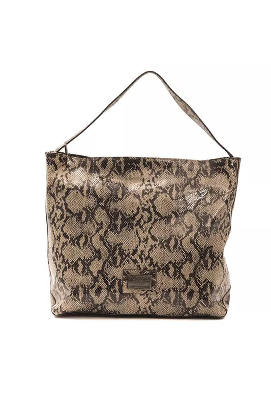 Pompei Donatella Brown Leather Women Shoulder Bag - YSONA