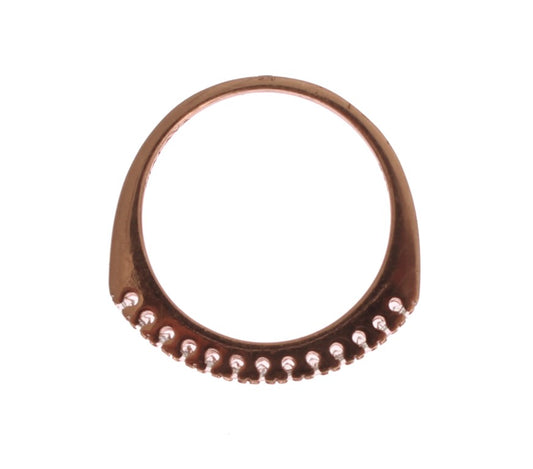 Nialaya Red Gold 925 Silver Ring - YSONA