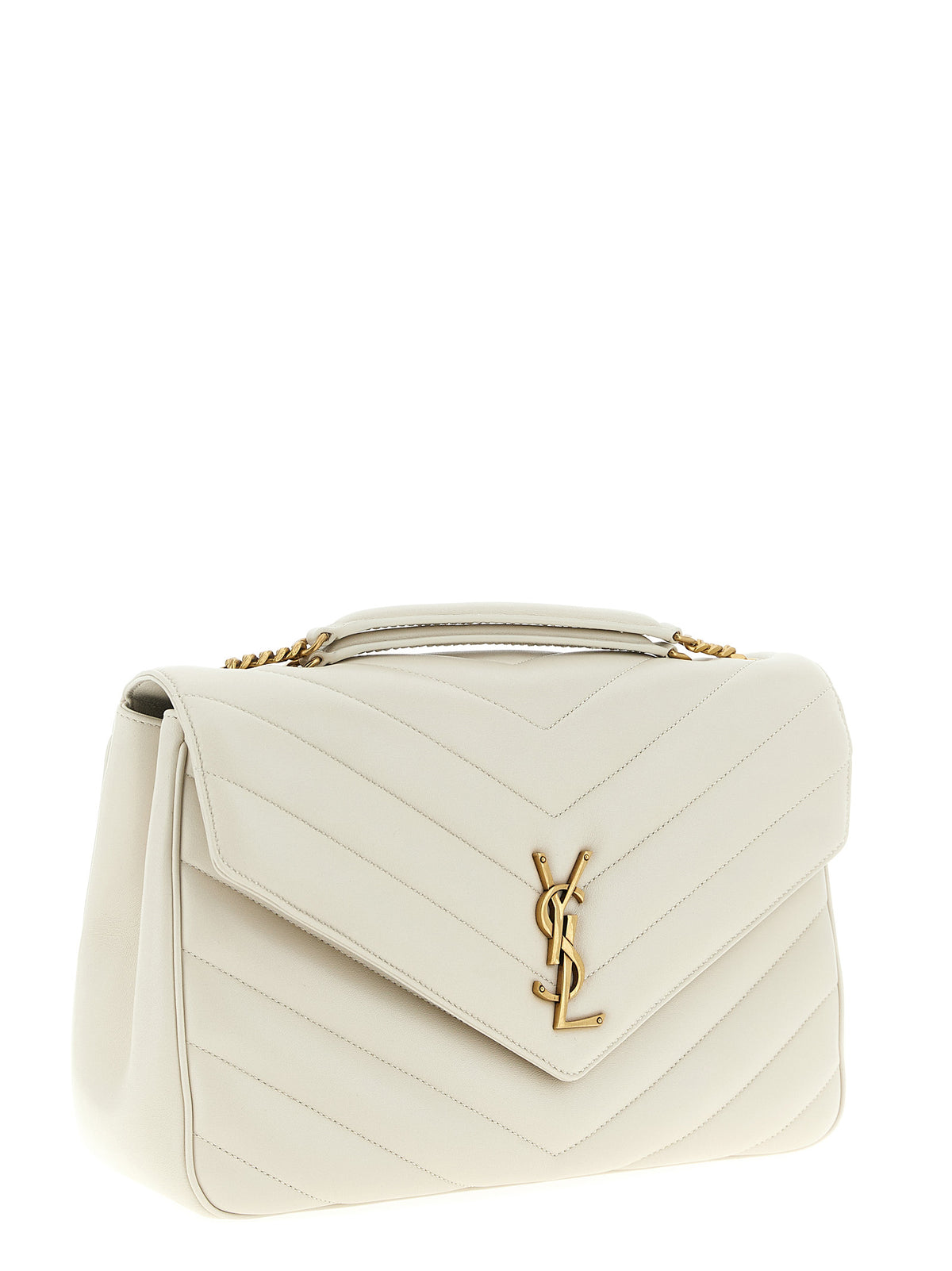 Saint Laurent Beige Lamb Leather Shoulder Bag - view 3