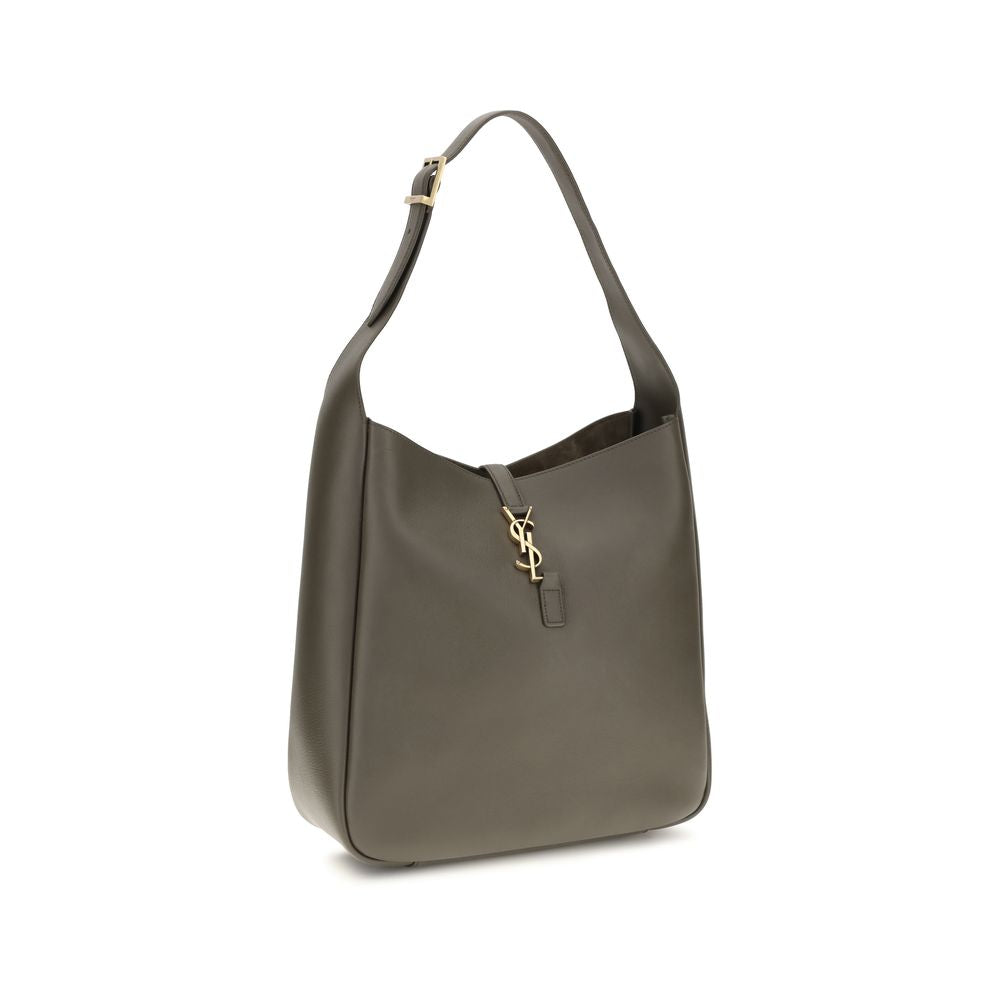 Saint Laurent Bicolor Calf Leather Bos Taurus Shoulder Bag - view 2