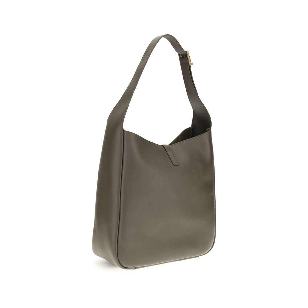 Saint Laurent Bicolor Calf Leather Bos Taurus Shoulder Bag - view 3