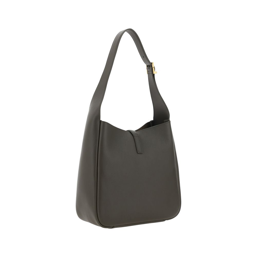 Saint Laurent Bicolor Calf Leather Bos Taurus Shoulder Bag - view 3