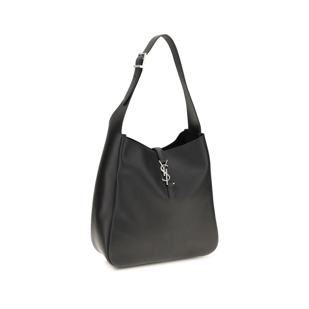 Saint Laurent Black Calf Leather Bos Taurus Shoulder Bag - view 2
