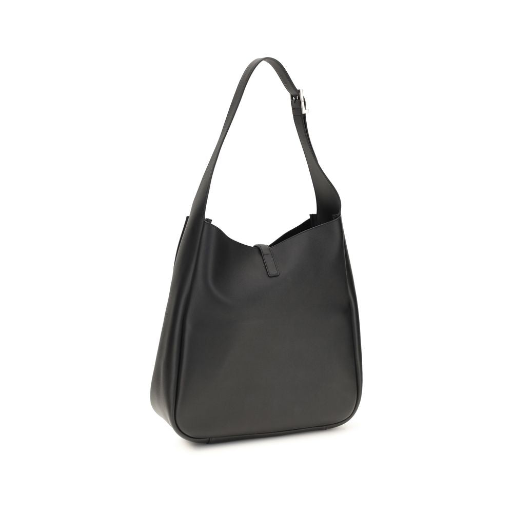 Saint Laurent Black Calf Leather Bos Taurus Shoulder Bag - view 3