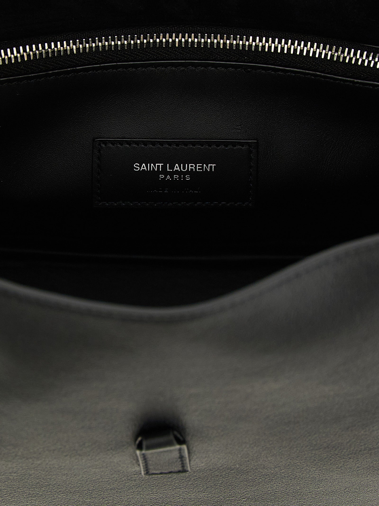 Saint Laurent Black Calfskin Shoulder Bag - view 4