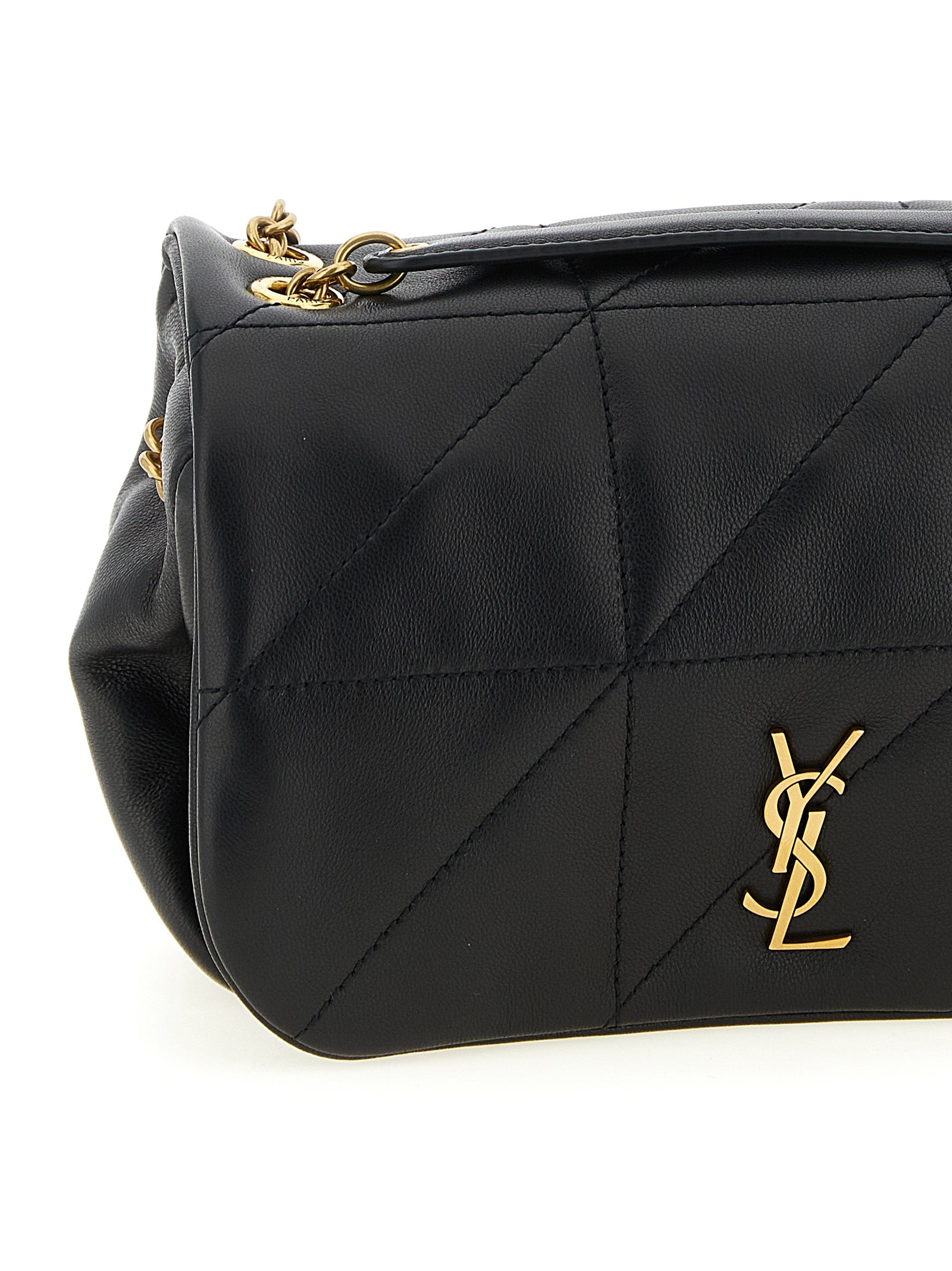 Saint Laurent Black Lamb Leather Shoulder Bag - view 3