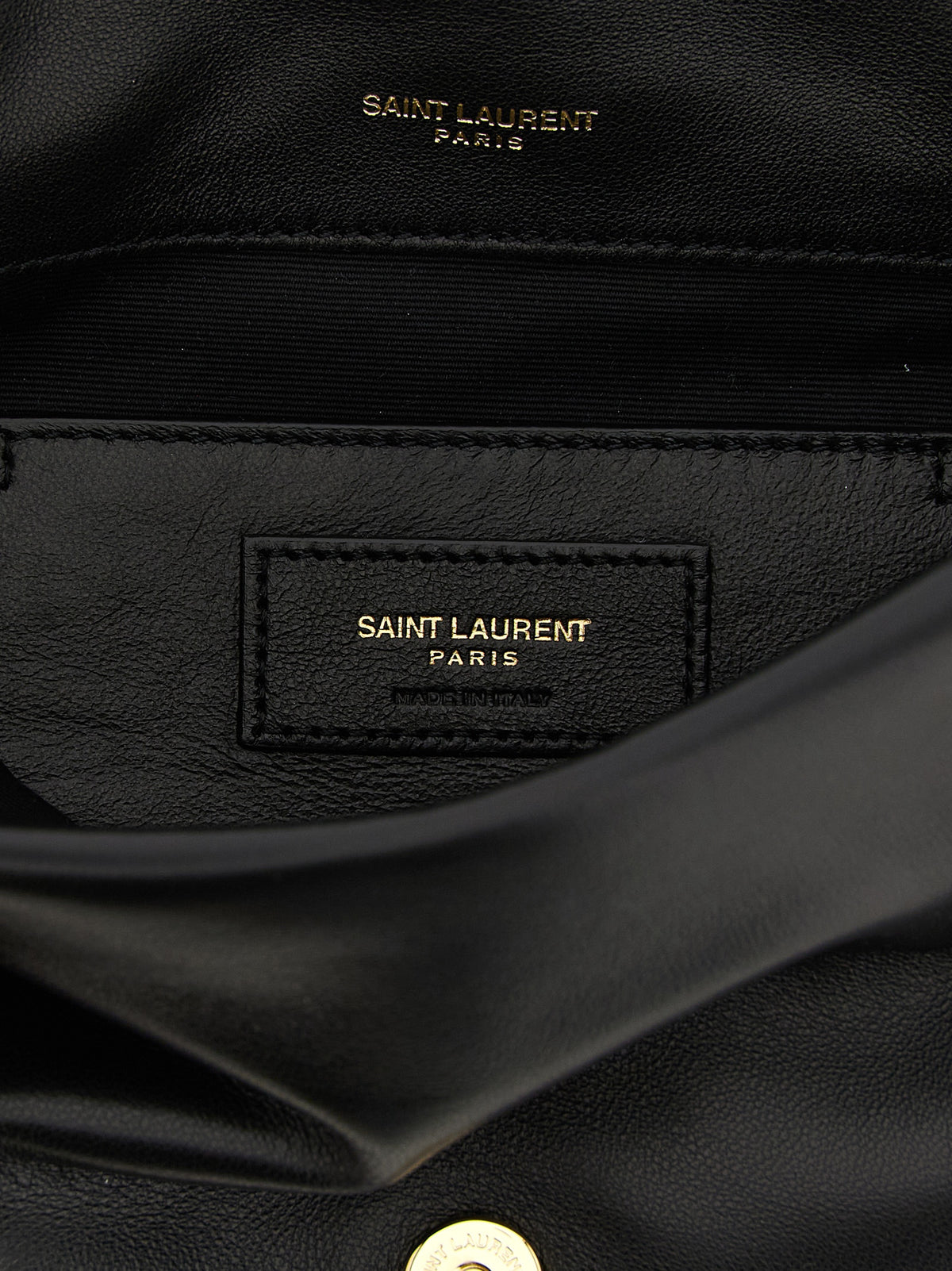 Saint Laurent Black Lamb Leather Shoulder Bag - view 4