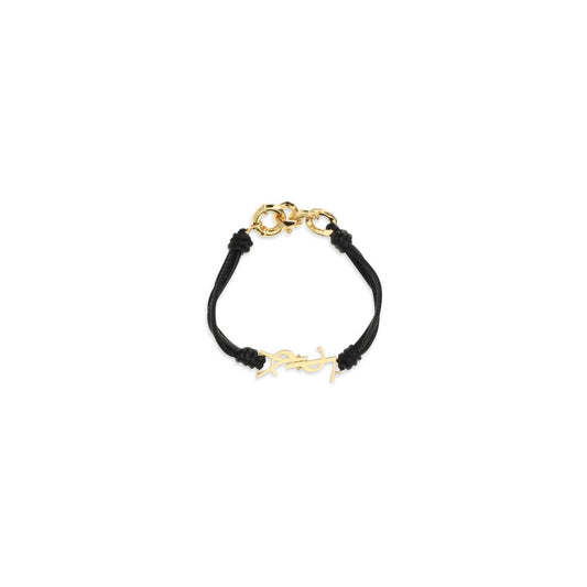 Saint Laurent Black Lamb Ovis Aries Bracelet - YSONA