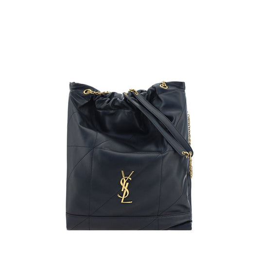 Saint Laurent Black Lamb Ovis Aries Shoulder Bag - YSONA