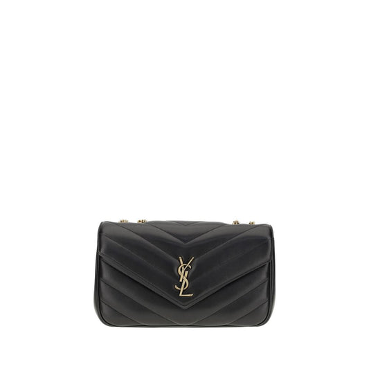 Saint Laurent Black Lamb Ovis Aries Shoulder Bag - YSONA