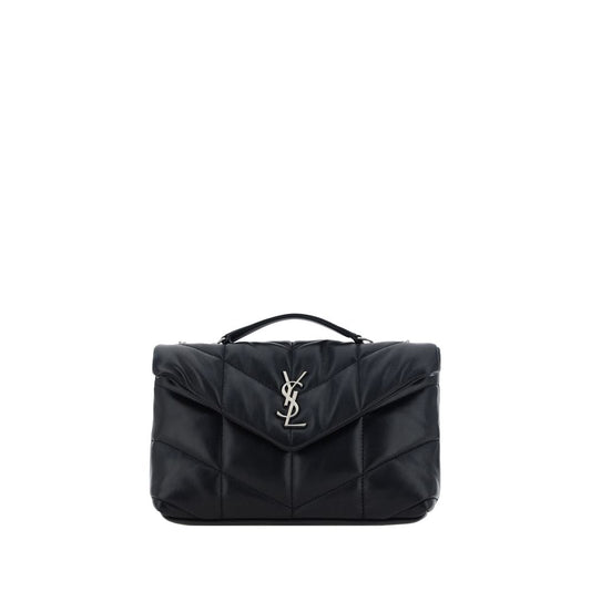 Saint Laurent Black Lamb Ovis Aries Shoulder Bag - YSONA