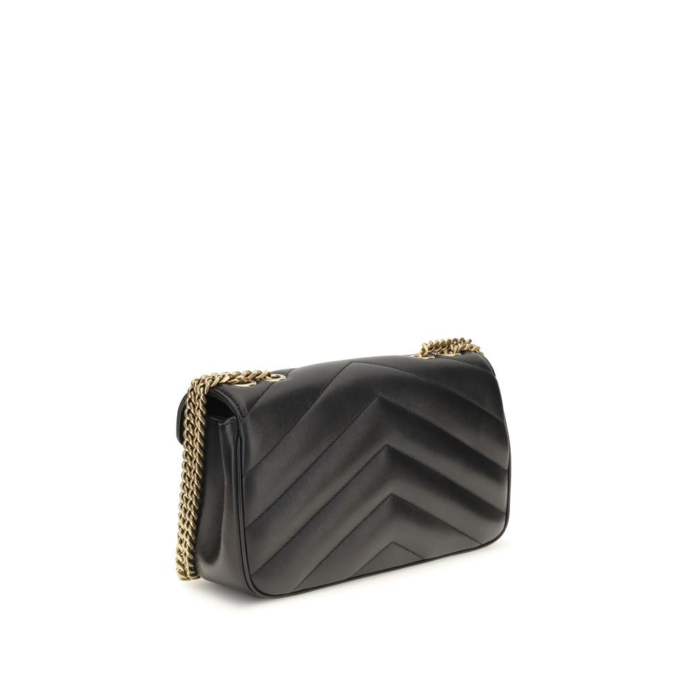 Saint Laurent Black Lamb Ovis Aries Shoulder Bag - view 3