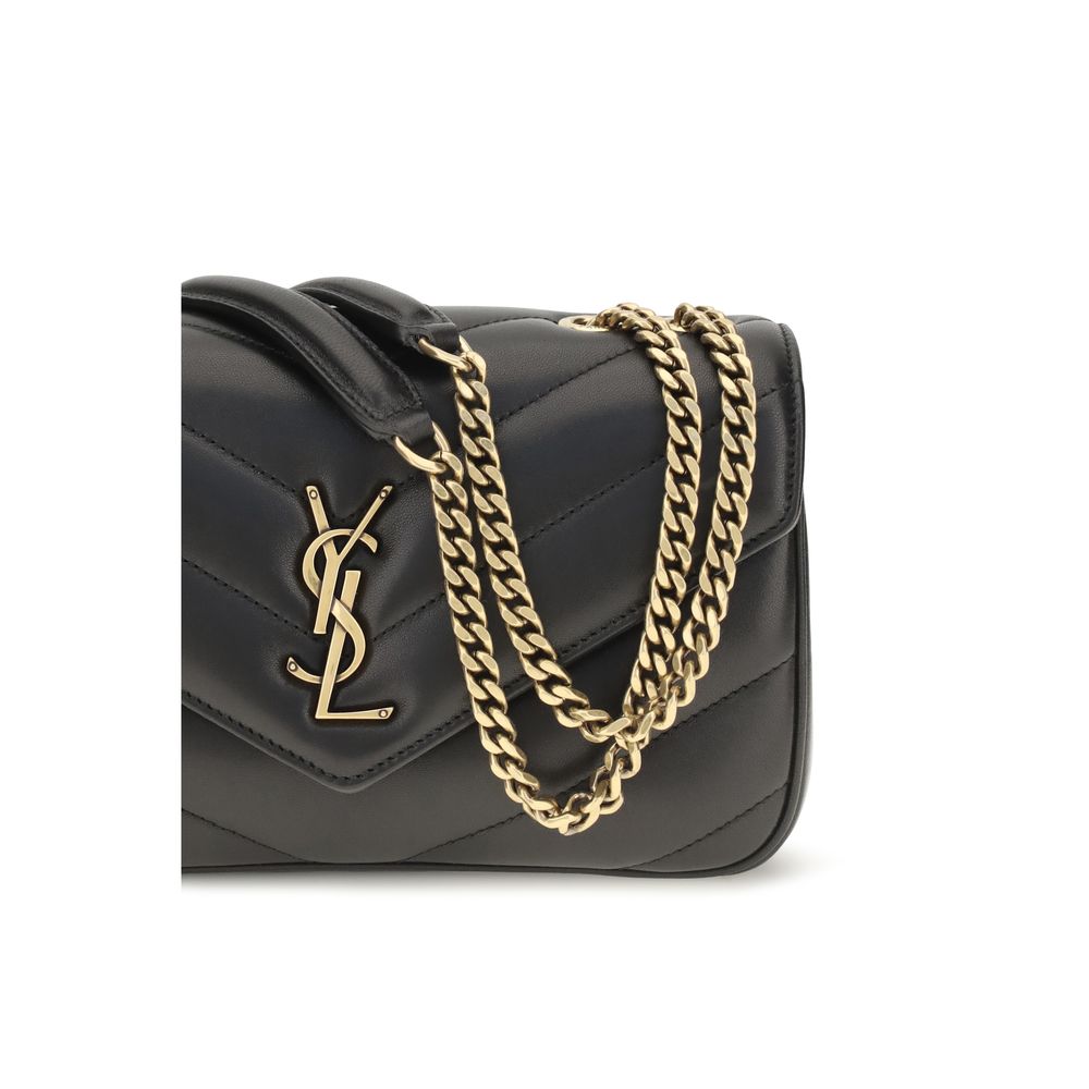 Saint Laurent Black Lamb Ovis Aries Shoulder Bag - view 4