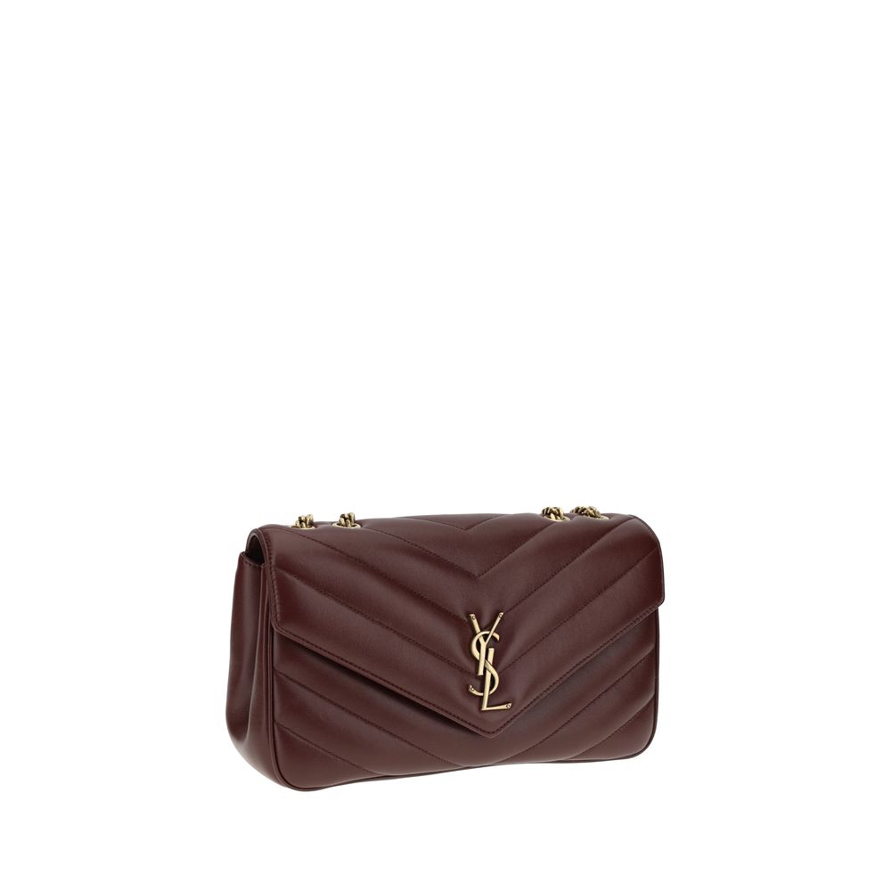 Saint Laurent Bordeaux Lamb Ovis Aries Shoulder Bag - view 2