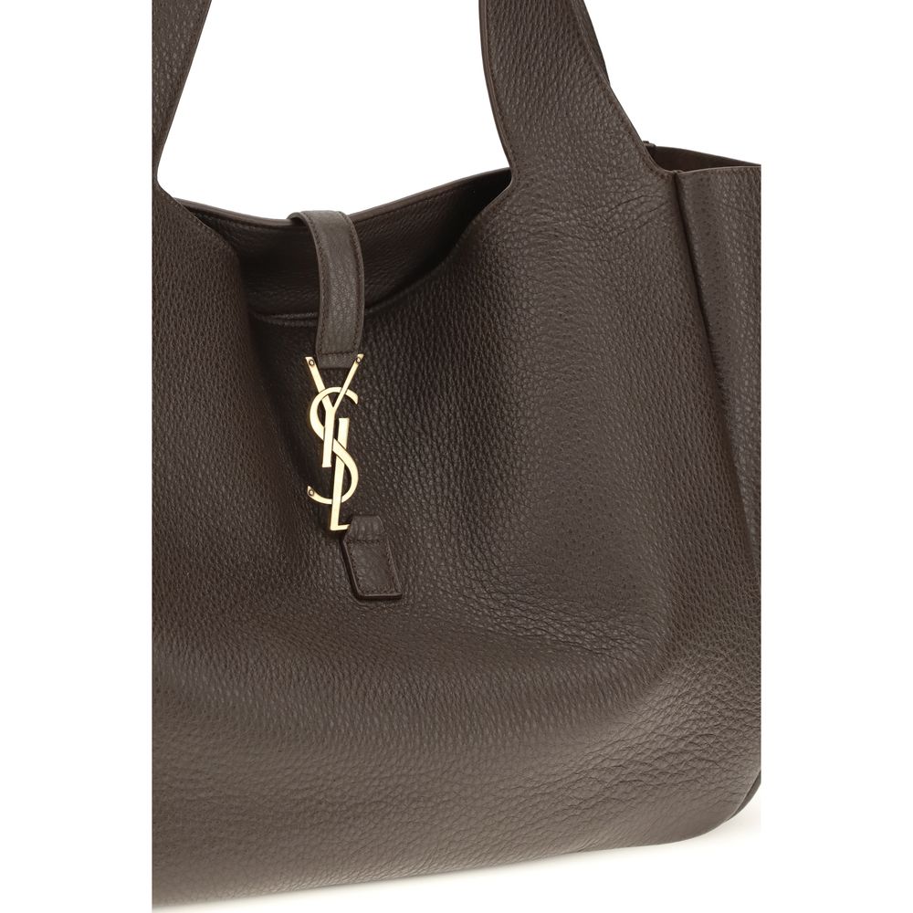 Saint Laurent Brown Calf Leather Bos Taurus Shoulder Bag - view 4