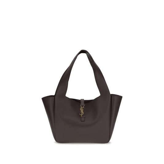 Saint Laurent Brown Calf Leather Bos Taurus Shoulder Bag - YSONA