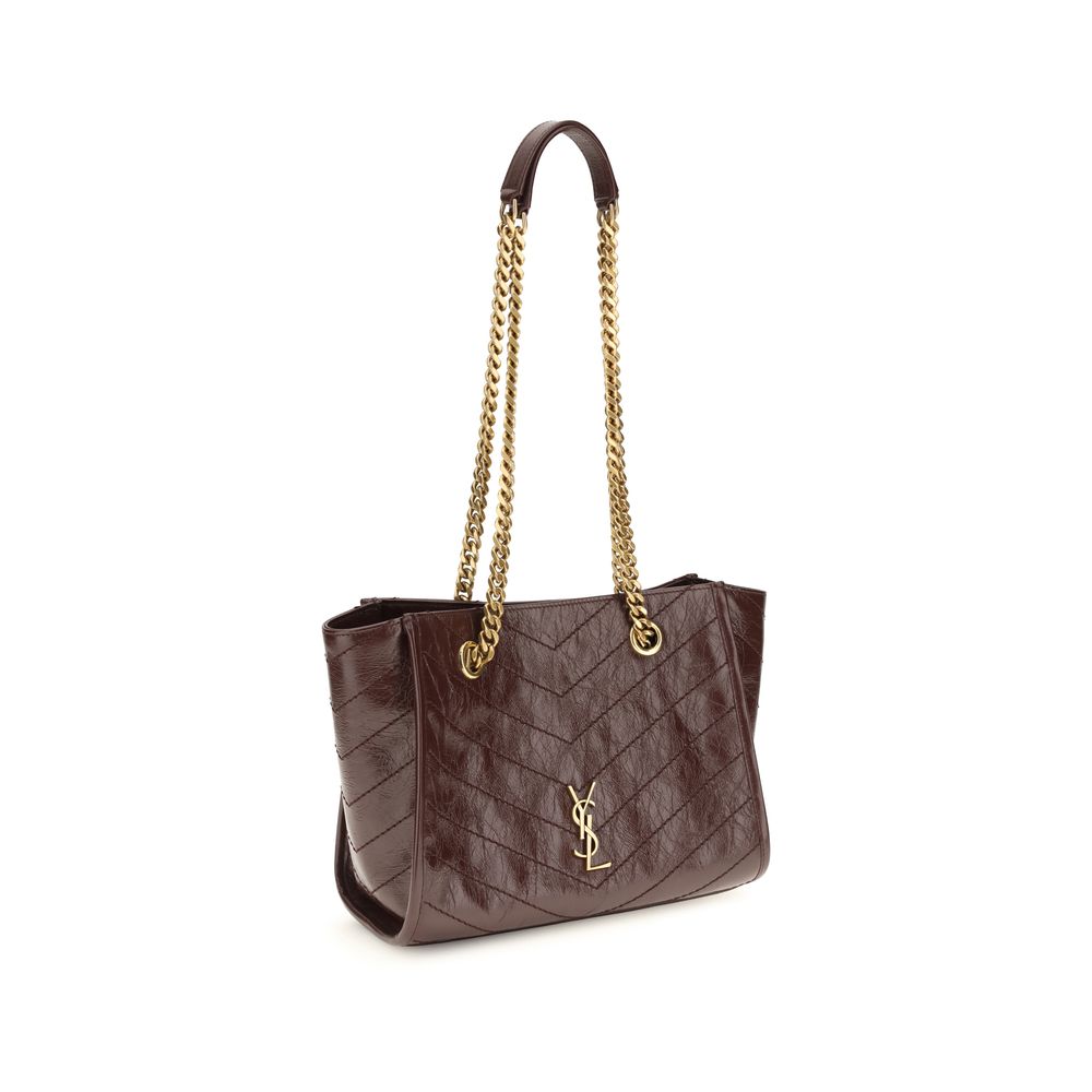 Saint Laurent Brown Calf Leather Bos Taurus Shoulder Bag - view 2