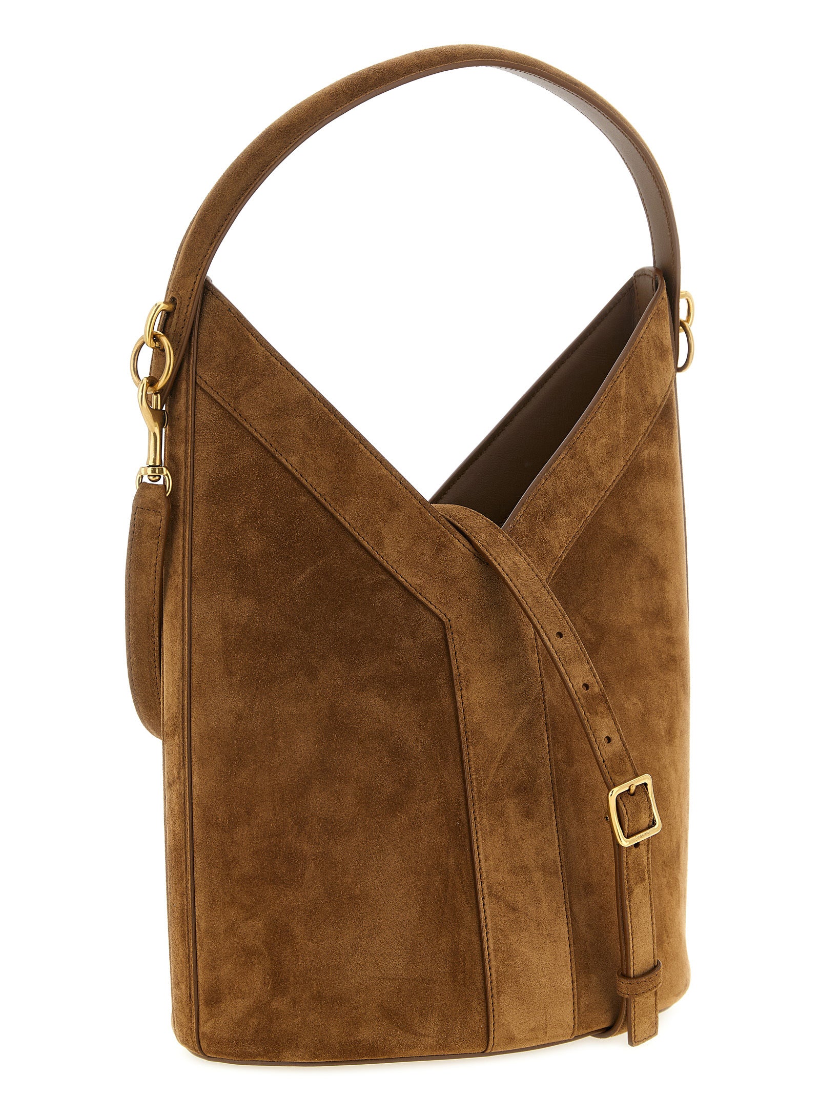 Saint Laurent Brown Calfskin Shoulder Bag - view 2