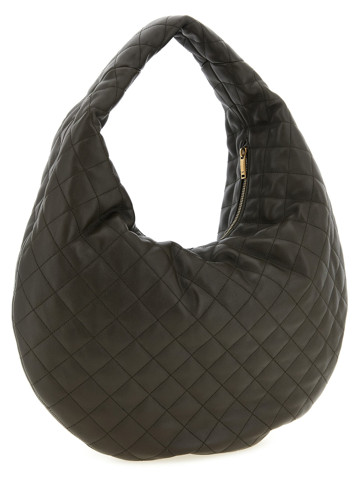 Saint Laurent Brown Lamb Leather Shoulder Bag - view 2
