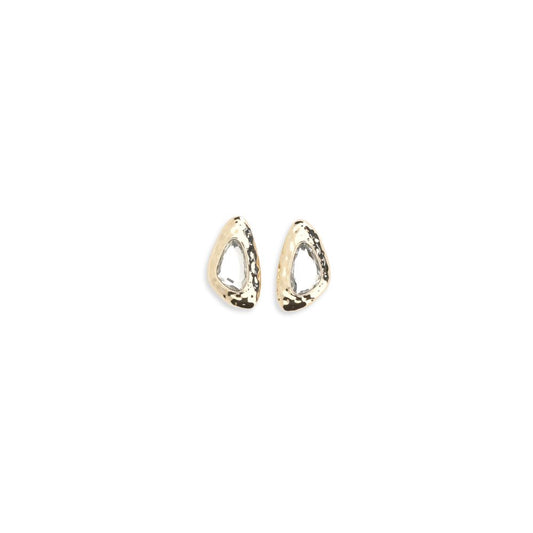 Self-Portrait Gold Brass Earrings - YSONA