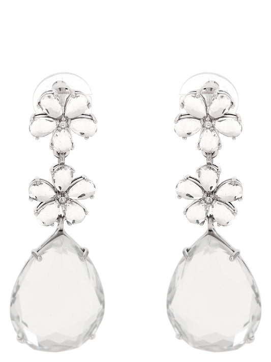 Self-Portrait Silver Brass Earrings - YSONA