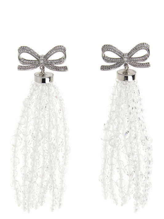 Self-Portrait Silver Copper Earrings - YSONA