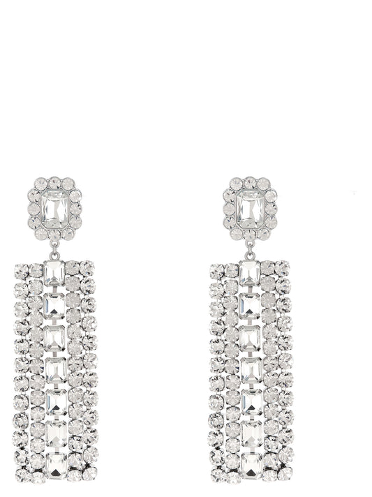 Self-Portrait Silver Cotton Earrings - YSONA