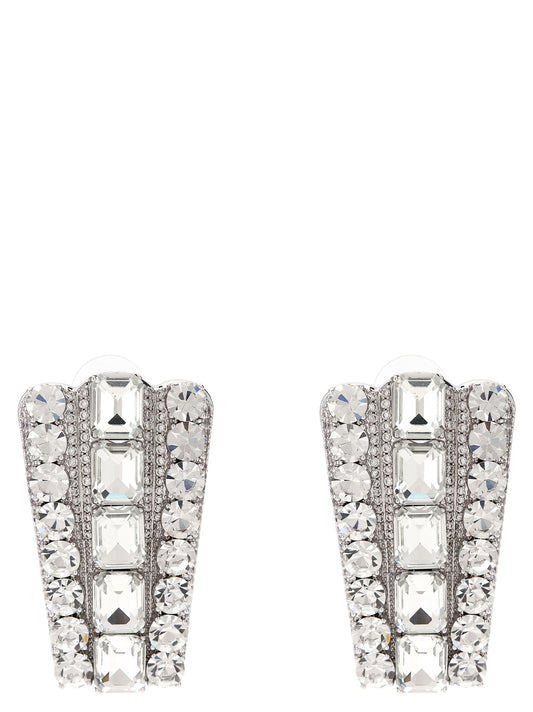 Self-Portrait Silver Cotton Earrings - YSONA