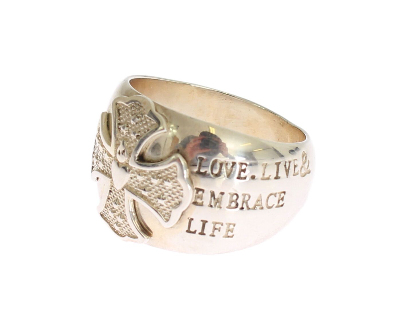Nialaya Silver Cross Womens 925 Sterling Ring - view 3