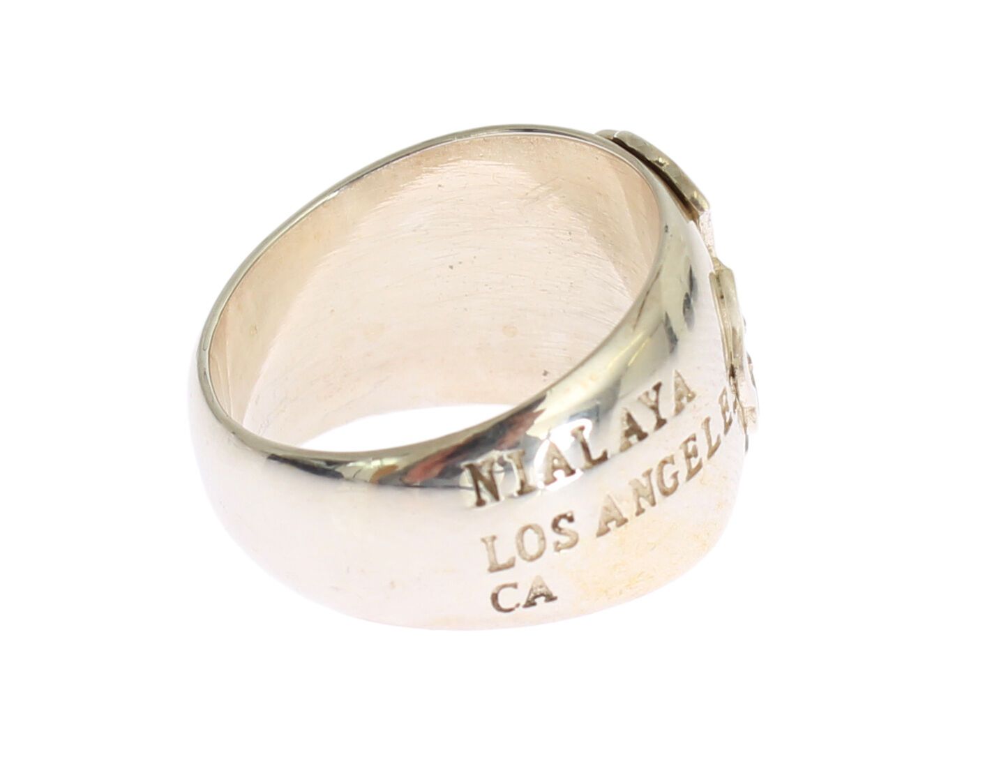 Nialaya Silver Cross Womens 925 Sterling Ring - view 5