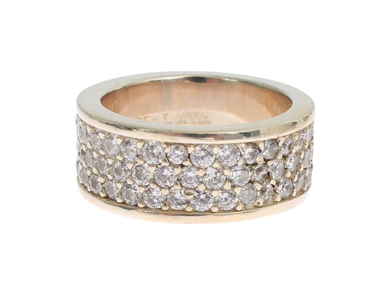 Nialaya Silver Womens CZ 925 Sterling Ring - YSONA