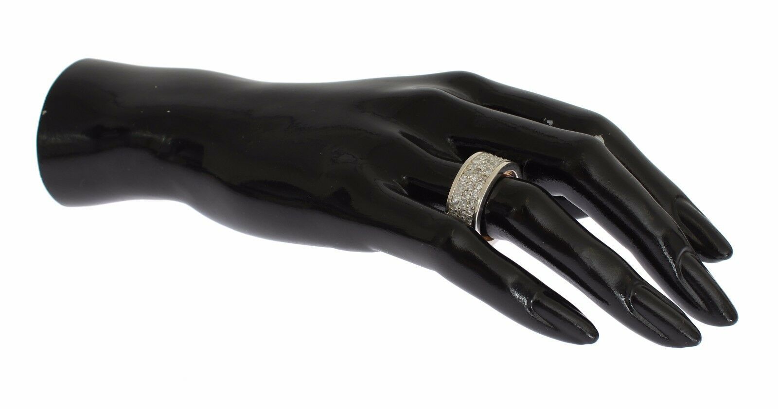 Nialaya Silver Womens CZ 925 Sterling Ring - view 5