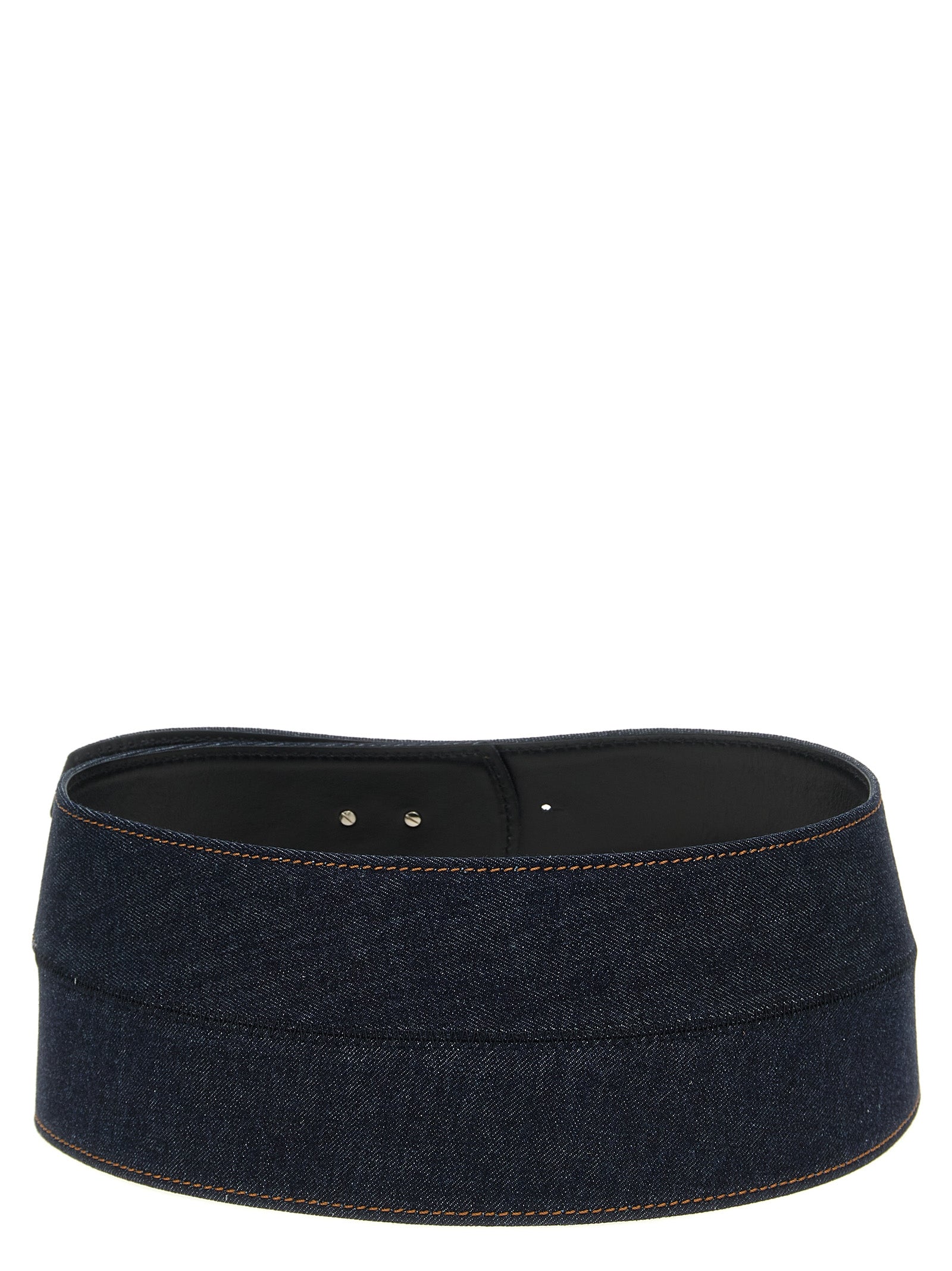 Sportmax Blue Cotton High-Waist Belt - view 2