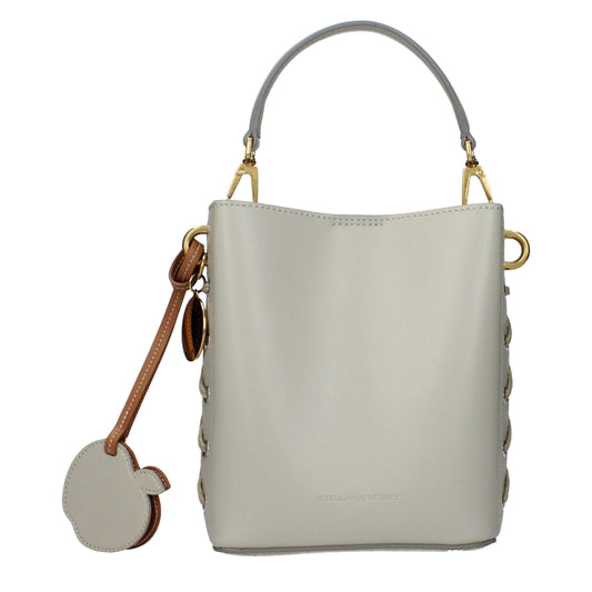 Stella McCartney Gray Leather Handbag - YSONA