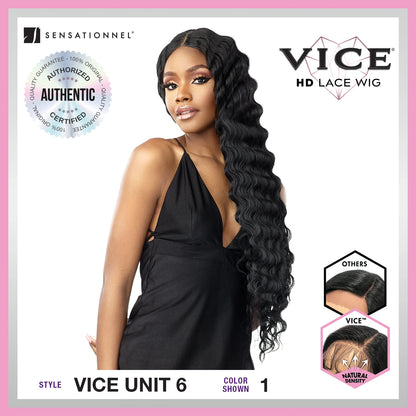 Synthetic HD Lace Front Wig – Long Pre-Plucked with 5" Deep Hand-Tied Parting