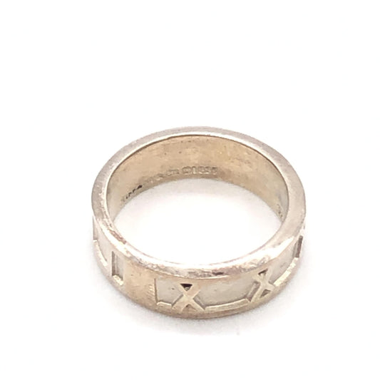 Tiffany & Co. Atlas Ring, SV925, 4.5g, US Size 5 - YSONA