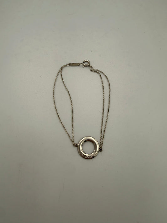 Tiffany & Co. Silver Bracelet with Double Chain - YSONA
