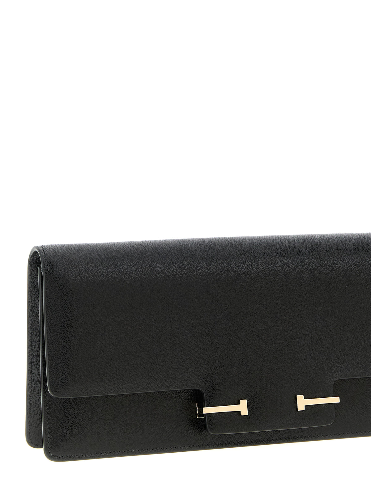 Tom Ford Black Goatskin Shoulder Bag - view 3