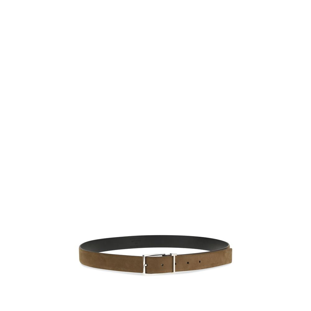 Tom Ford Brown Calf Leather Bos Taurus Regular Belt - view 2