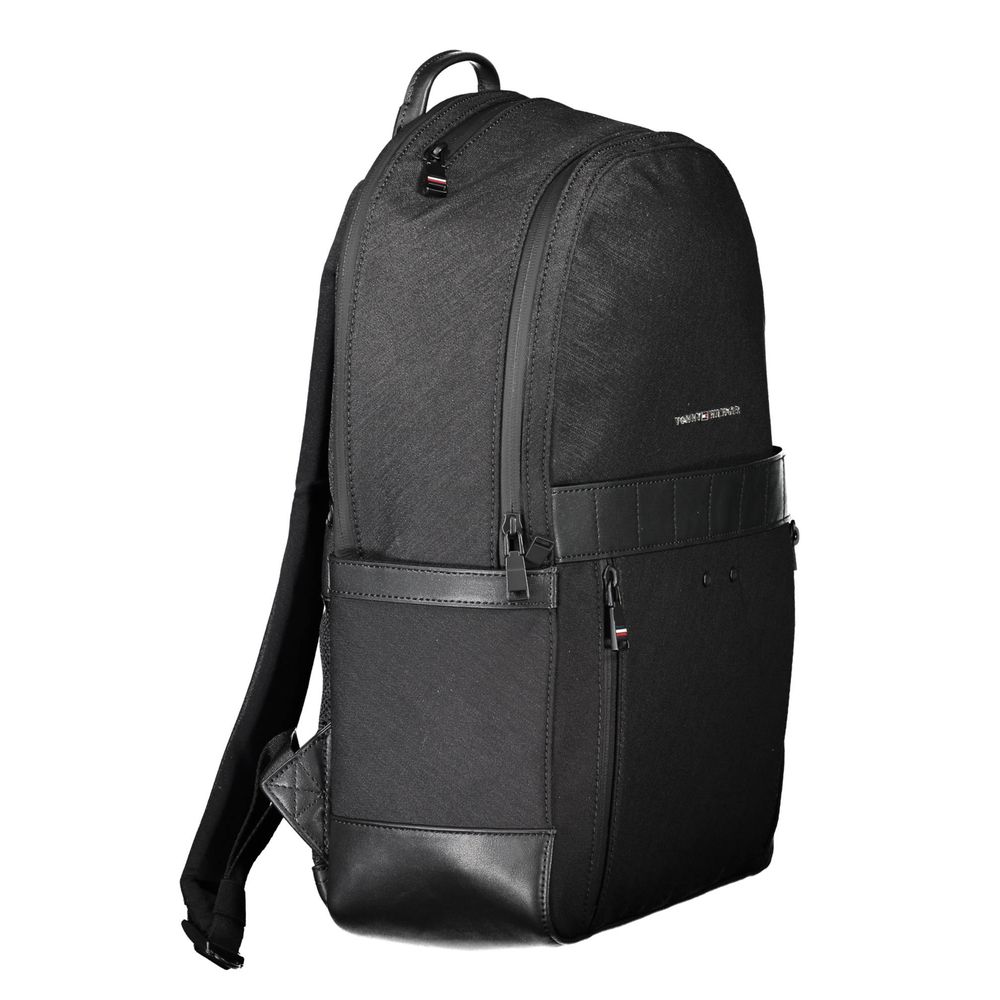 Tommy Hilfiger Black Nylon Men Backpack - view 3