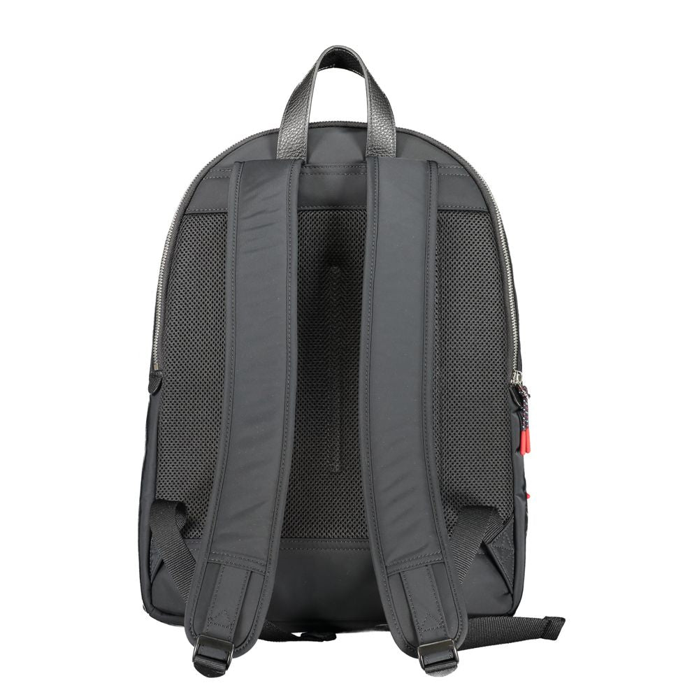 Tommy Hilfiger Black Polyester Men Backpack - view 2