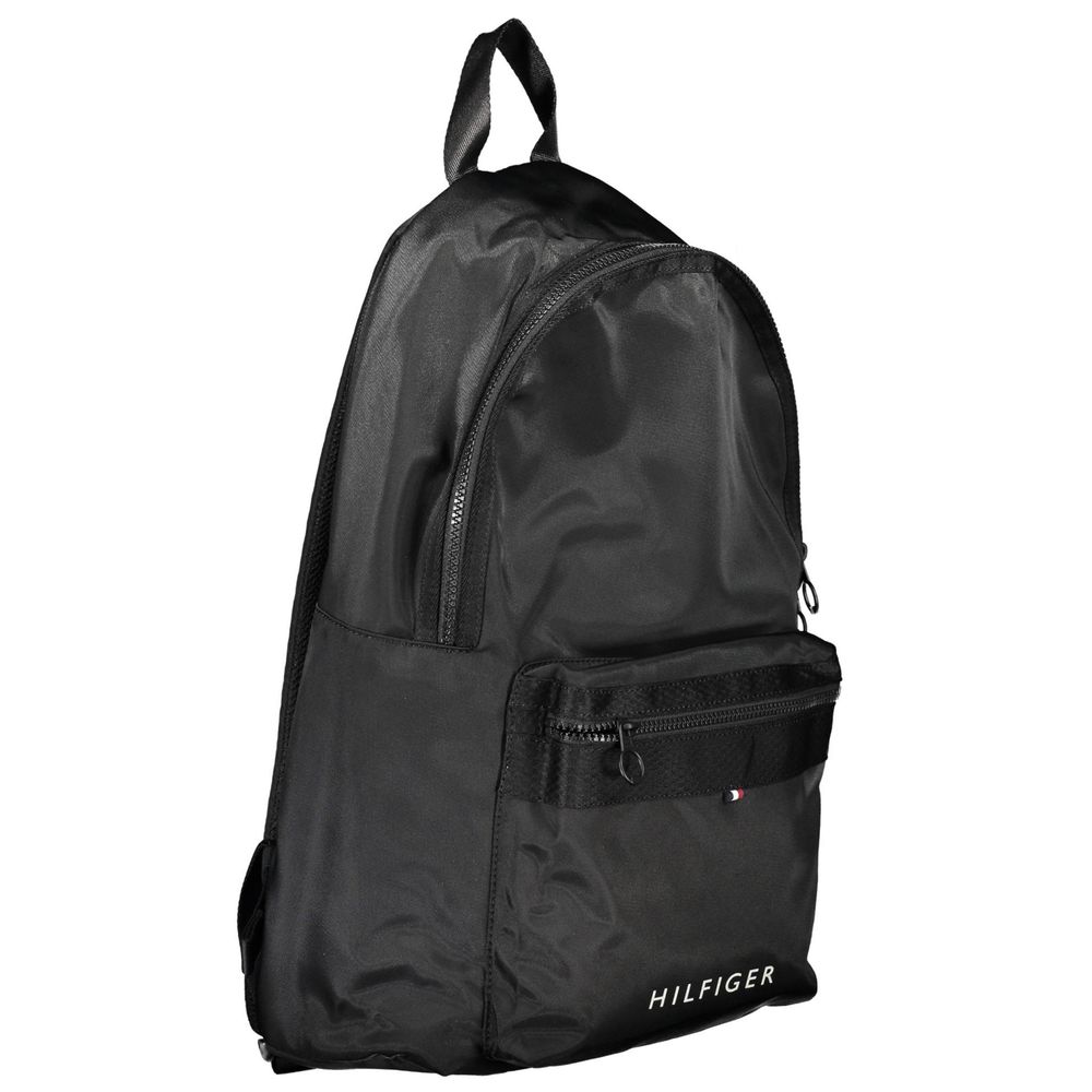 Tommy Hilfiger Black Polyester Men Backpack - view 3