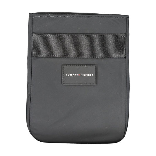 Tommy Hilfiger Black Polyester Men's Shoulder Bag - YSONA