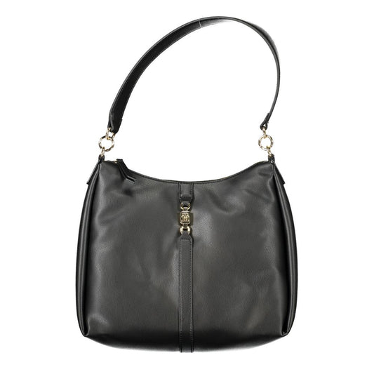 Tommy Hilfiger Black Polyester Women Shoulder Bag - YSONA