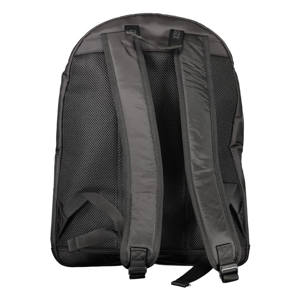 Tommy Hilfiger Black Polyurethane Men Backpack - view 2