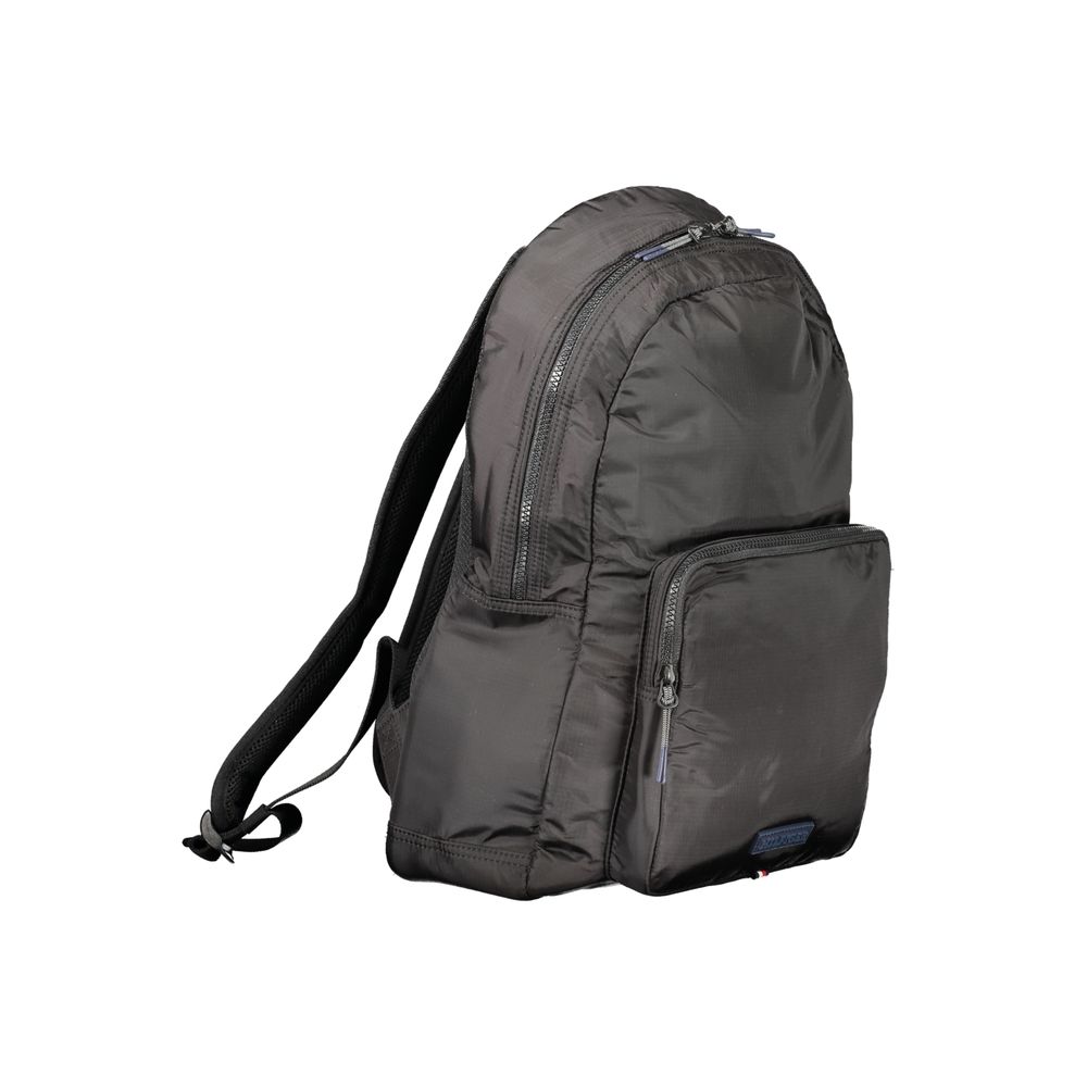 Tommy Hilfiger Black Polyurethane Men Backpack - view 3