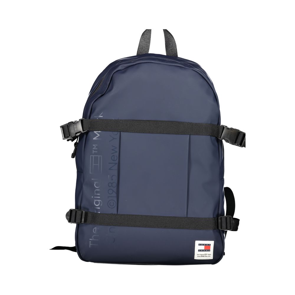 Tommy Hilfiger Blue Polyurethane Men Backpack - YSONA