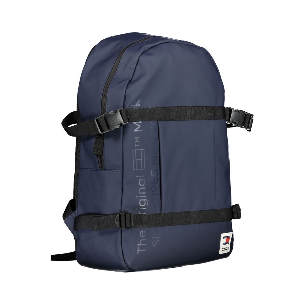 Tommy Hilfiger Blue Polyurethane Men Backpack - view 3