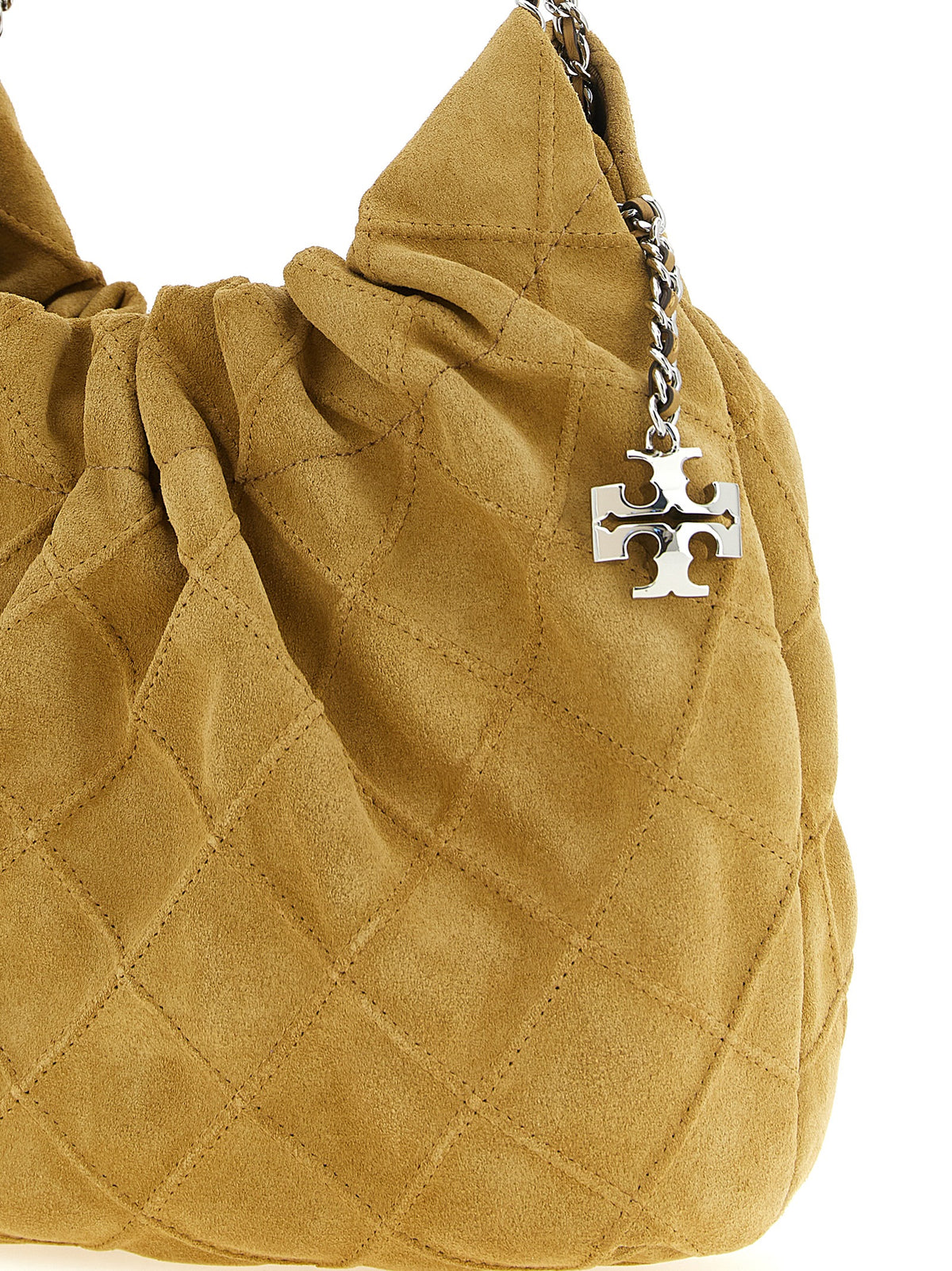 Tory Burch Beige Calfskin Shoulder Bag - view 3